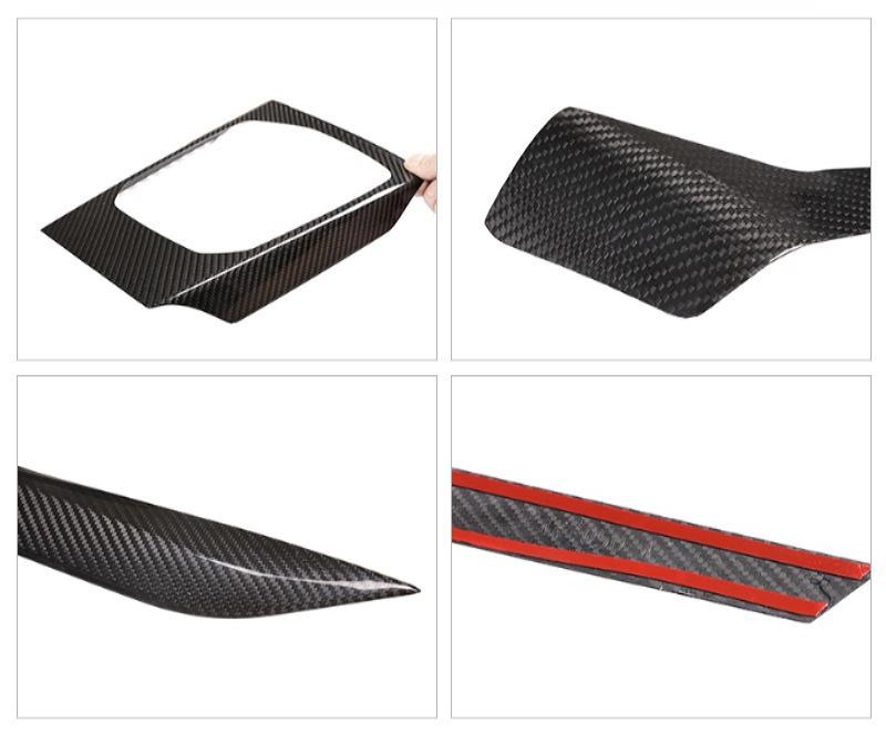 [LHD Only] Real Dry Carbon Fiber Dashboard & Center Console Cover Set Fits 2020-2022 BMW 3 Series G20